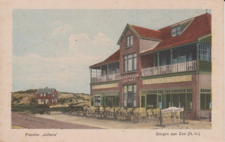 HVB FO 00048 Pension-lunchroom Juliana, Bergen aan Zee