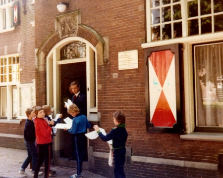 HVB FO 00057 Raadhuis met Gerrit Sijpheer, 1978