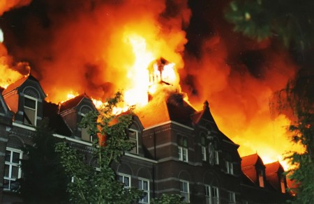 HVB FO 00342  Brand in het Pensionaat, 1990