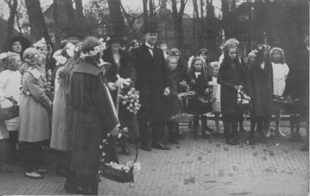 HVB FO 00376  Intocht van H.D.A. van Reenen als burgemeester van Bergen, 17 april 1923