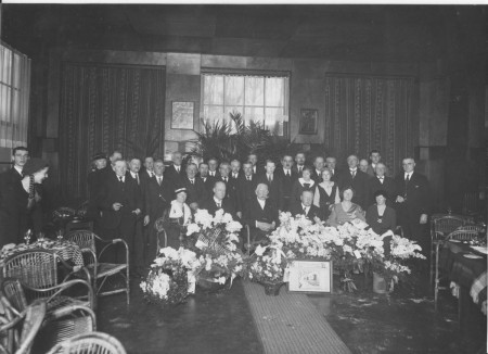 HVB FO 00380  Viering 50-jarig jubileum van Jacob van Reenen als waterschapsbestuurder, 4 januari 1934