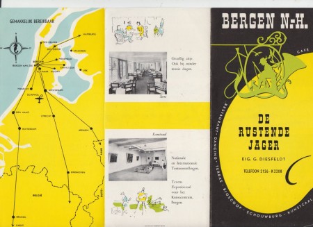 HVB FO 00620  Brochure van de Rustende Jager (voorzijde)