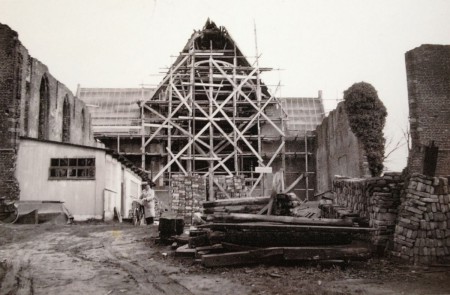 HVB FO 00949  Restauratie Ruïnekerk, 1955