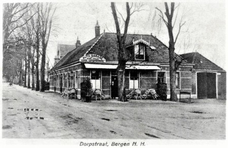 HVB FO 00951  Café De Hoop, Dorpsstraat hoek Hoopweg, 1927