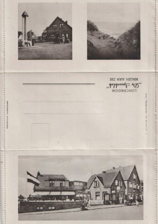 HVB FO 00974  Briefpapier van lunchroom  De Spoorklok