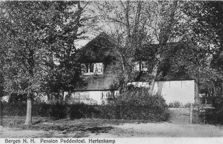 HVB FO 01046  Pension Paddestoel, Van Reenenpark 8, ca 1930