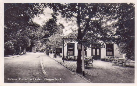 HVB FO 01241  Café-restaurant Onder de Linden, Hoflaan