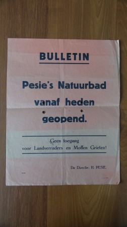 HVB FO 00170  Affiche Pesiebad, mei 1945