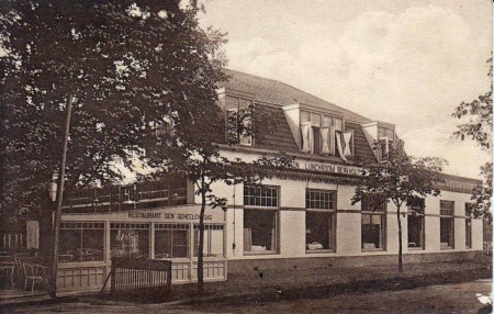 HVB FO 00194 Pension Berkhout (later Wapen van Bergen), Breelaan, omstreeks 1920